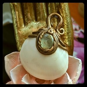 Handcrafted Kauai Seaglass & Seashell Pendant